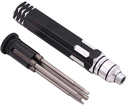 ShareGoo 4 in 1 Metal 1.5/2.0/2.5/3.0mm Allen Hex Key Driver Set,RC Hexagonal Screwdriver Repair Tools for RC Car Quadcopter Helicopter Drone Airplane Boat