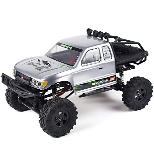 Cheerwing 1:10 Scale Rock Crawler 4WD Off-Road Remote Control Truck | 2.4Ghz,Brushed Motor,Waterproof ESC,20-25km/h Speed,.2V 2500mAh,Large Hobby RC Car for Adults