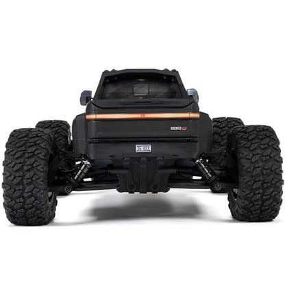 ARRMA RC Truck 1/10 Big Rock 4X4 223S BLX BRUSHLESS Street Truck RTR (Batteries and Charger Not Included) with DSC, (Black), ARA4312V4T1 - color: Black