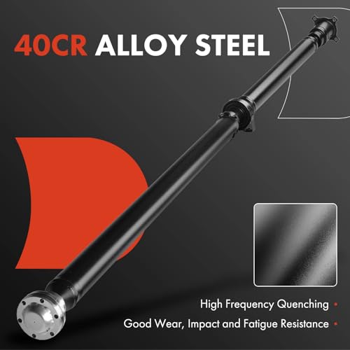 A-Premium Rear Drive Shaft Prop Shaft Driveshaft Assembly Compatible with Ford Explorer 2011-2018, Police Interceptor, Taurus X & Lincoln MKS & Mercury Sable, Automatic Trans, Replace# 8G1Z4R602A