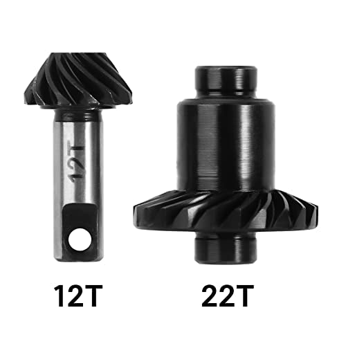 INJORA 7g/Set Overdrive Steel Alloy Helical Axle Gear for 1/18 TRX4M(2PCS)