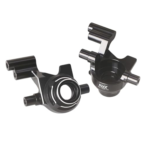 KYX Racing Aluminum Front Rear Steering Knuckles Caster Blocks Upgrades Parts Accessories for 1/10 RC Car Tamiya MB01