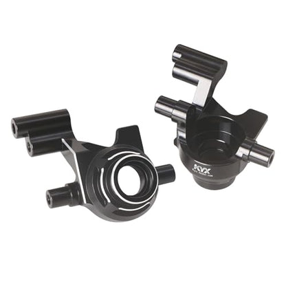 KYX Racing Aluminum Front Rear Steering Knuckles Caster Blocks Upgrades Parts Accessories for 1/10 RC Car Tamiya MB01