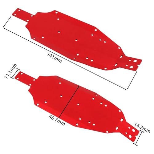 Rc Steering Cup Parts For Losi Micro B 2WD RTR 1/24 Steering Blocks C Hubs Suspension Arms Bulkhead Shock Mount CVD Shaft RC Car For Buggy Upgrade Parts(Red) - color: Red
