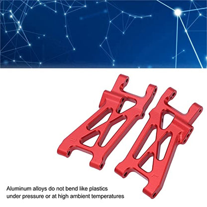 Oumefar Rear Suspension Arms RC Accessories, Aluminum Alloy Rear Swing Arms RC Rear Lower Swing Arm RC Car Upgrade Parts for LOSI 1/10 22S 2WD(Red)
