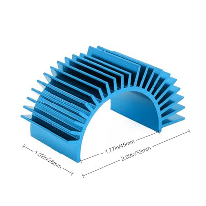 2-Pack HobbyPark Aluminum Electric Motor Heat Sink Cooling Fins for RS540 550 540 3650 Size RC Parts