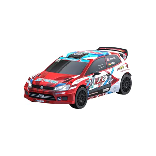 ZD Racing RX12 1/12 RC Drift Car Mini, 2.4G Full-Proportional 4WD Brushless Remote Control Sports Car with LED Lights, 60KM/H Electric RC Rally Cars Model Toy Gift -RTR - color: Red