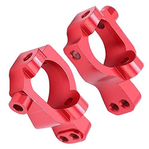 Block C Hub Carrier Aluminum Alloy RC Performance Upgrade Parts Sturdy Durable Caster Blocks for LOSI 22S SCT 1/10 Rear Drive Short Card (Red) - size: Red, style: Red