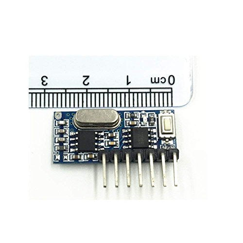 QIACHIP 10 Pack Wireless 433Mhz RF Module Receiver and Transmitter Remote Control Built-in Learning Code 1527 Decoding 4 Channel Output (Transmitter and Receiver kit) - style: Transmitter and Receiver kit (10-pack)