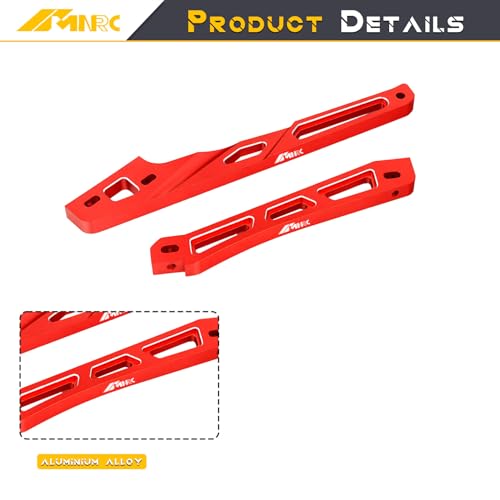Alloy Chassis Brace for Arrma 1/8 Kraton 6S EXB AVC 4X4 RTR V6 Series Upgrade Part Red - color: Red
