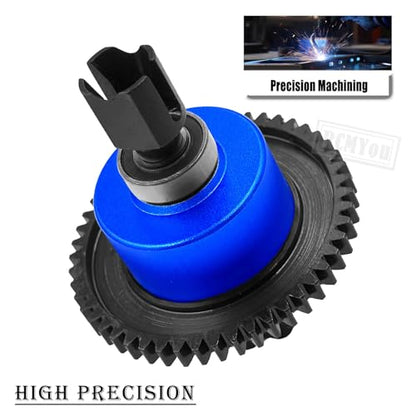 50T Center Diff&Center Drive Shaft Axles Upgrades Part for 1/8 Typhon 6S,Center Differential&Center Driveshaft Hop ups,Navy Blue - color: Navy Blue - Upgrades Part