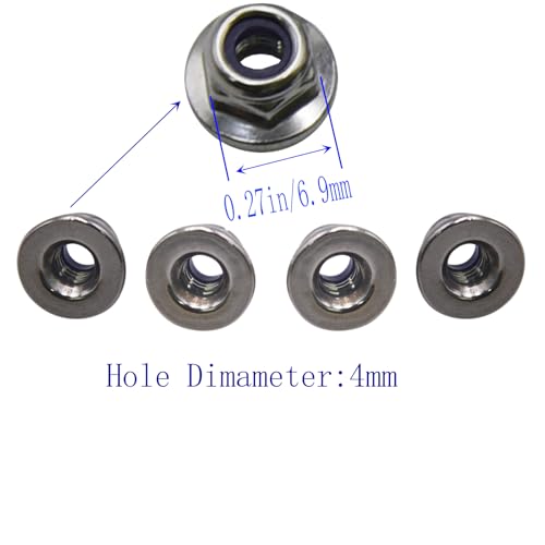 Blomiky 12 Pack 7mm M40 Wheel Lock Nut 25-WJ02 and 2 Pack 7MM Wrenches Spare Part for H14BM 14210 14211 16208 H16 H16PL 9125 Q903 RC Car RC Truck / 9125 Locknut 2