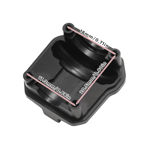 SCX10 II Brass Diff Covers 76g Front & Rear AR44 Axle Differential Cover Set for Axial SCX10 II 90046 90047 1/10 RC Crawler Upgrade Parts