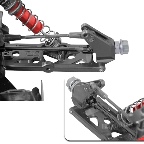 RC Drive Shaft Axles w/Wheel Hex Nuts Upgrades Part for 1/5 KRATON 8S BLX Outcast 8S BLX,Front Rear 2PCS CVD Driveshaft Hop Ups,Black & Titanium