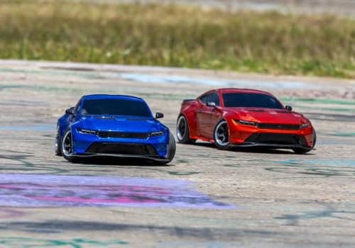 Traxxas 1/10 Scale 4-Tec Drift Car with Ford Mustang (Red) - color: Red