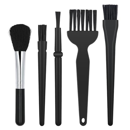 Anti Static Brush Set-5 Piece Keyboard Cleaning Brush and ESD Safe Electronic Dust Cleaning Brushes Kit for Computer,Laptop,Camera,Car Vents,PC Cleaning