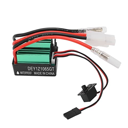 Alomejor Brushed Motor ESC Combo, High Torque 80T 540 Size Motor Green Electronic Speed Controller for RC Hobbyists Off Road Crawling