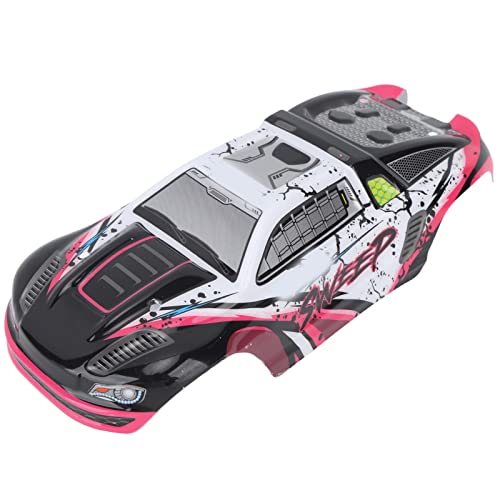 SIXRUN RC Car Body Shell PVC Spare Parts High Impact Car Body Shell Frame for SCY 16101PRO 1/16 RC Cars Car Toy Body Shell Remote (Rose Red) - color: Rose Red