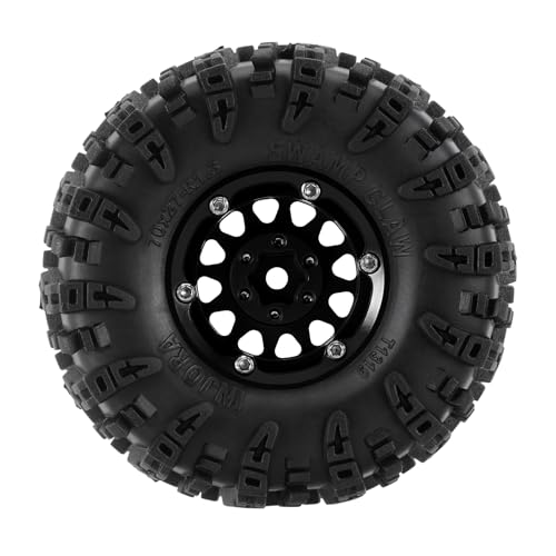 INJORA 1.3 Wheel Tires for 1/18 1/24 RC Crawler Car (Black 2) - color: Black 2