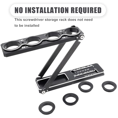 Aluminum RC Car Shock Stand Shock Absorber Rack Holder for 1/8 1/10 RC Car | Multi-Function RC Part Articulation Shock Stand,Compatible with 1/10 on-Road/Off-Road 1/8 on-Road/GT,CNC Machined