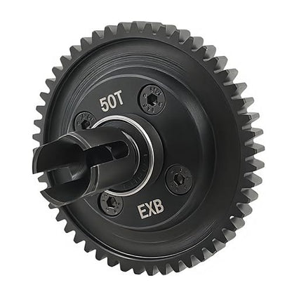 50T Center Differential Set for ARRMA Kraton Mojave Big Rock (Red) | Steel,1/8,1/7,V5,V6,EXB,ARA310991,RC Upgrade Parts,High Strength,Wear Resistant - color: Red