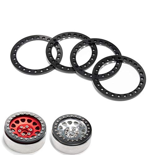 4pcs RC Beadlock Wheel Rim Replace Ring for 1/10 RC Crawler Car 2.2" Wheels