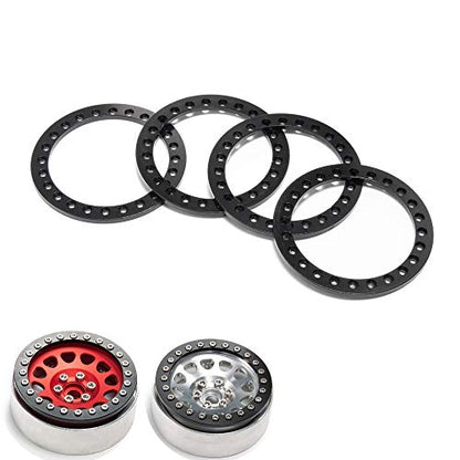 4pcs RC Beadlock Wheel Rim Replace Ring for 1/10 RC Crawler Car 2.2" Wheels