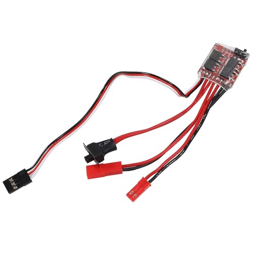 2pcs RC 20A Brushed ESC Electronic Speed Controller w/Brake for 1/16 1/18 1/24 RC Car Boat Tank
