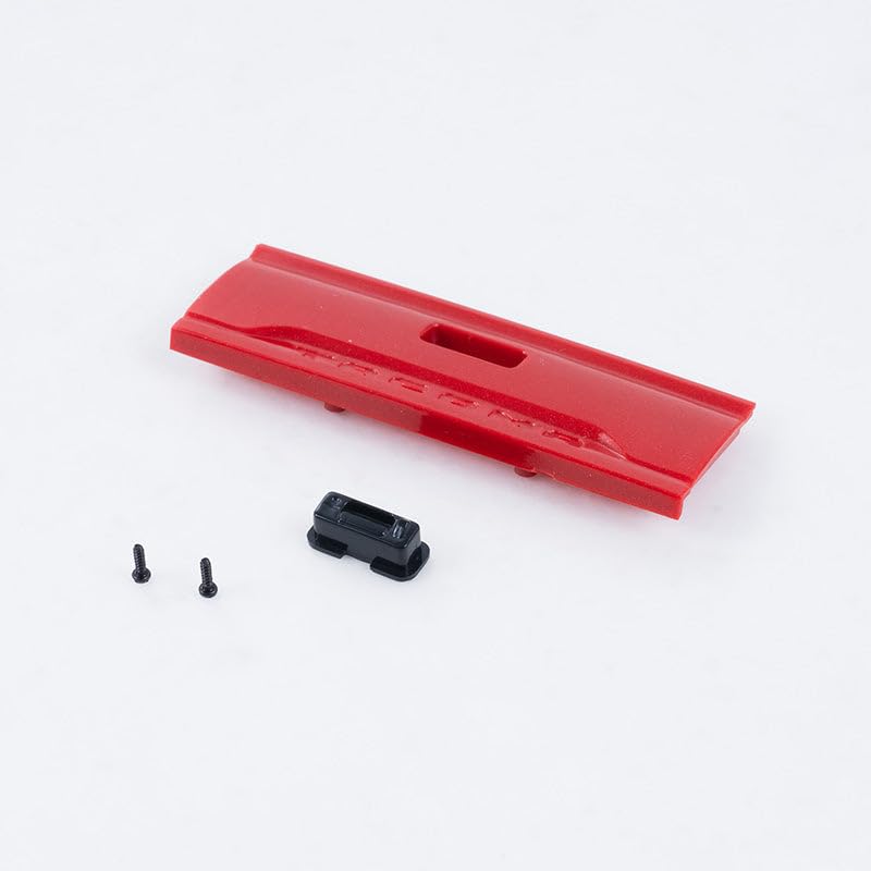 FMS FCX24M Rc Car Parts RC Crawler RC Trucks Parts Replacement Accessory for 1/24 Tacoma:Rear Door Handle (Red) - style: Rear Door Handle (Red)