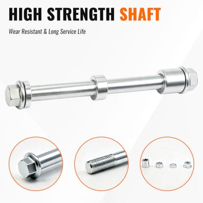 Minho 12mm 180mm Front Rear Axle with Bush 20mm 10mm 5mm Fit for PIT PRO Dirt Bike Scooter QUAD ATV - size: 12-180mm
