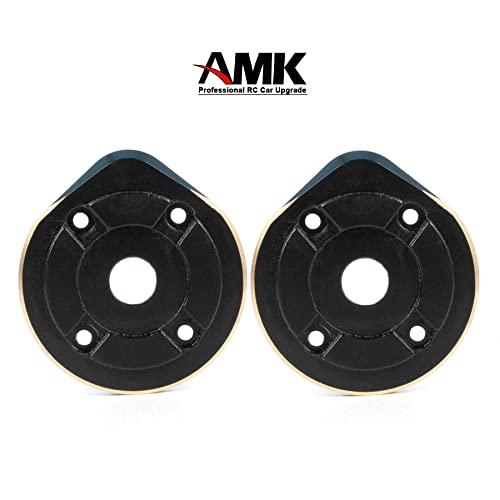 UTB10 Brass Counter Weight Axle Housing Black Coating for Axial RC Crawler 1/10 UTB10 Capra Unlimited Trail Buggy RTR 1.9 4WS Upgrade Part (B- 2pcs UTB10 Portal Cover Plates) - color: B- 2pcs Utb10 Portal Cover Plates