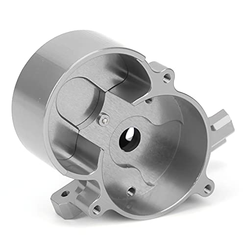 Aluminum Alloy Transmission Case Housing Set, RC Gearbox Housing for GEN8 1/10 RC Car, CNC 6061 - T6 with Hard Anodized Finish and PTFE Coated Gears (Silver) - color: Silver