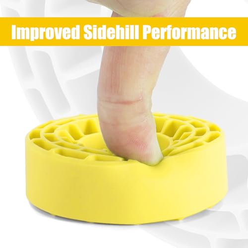 INJORA Silicone Rubber Inserts for 62-64mm*22-24mm 1.0" Tires(1064)(Yellow) - color: Yellow
