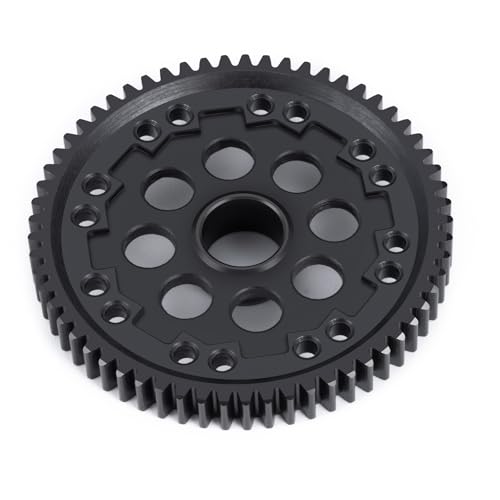 Steel Spur Gear (61T/M0.8/32P) for Arrma 1/10 Gorgon 4X2 Mega 550 | Brushed Monster Truck RTR-ARA3230 RC Car Upgrade Parts Medium Main Gears