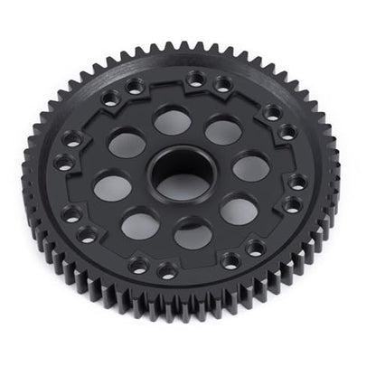 Steel Spur Gear (61T/M0.8/32P) for Arrma 1/10 Gorgon 4X2 Mega 550 | Brushed Monster Truck RTR-ARA3230 RC Car Upgrade Parts Medium Main Gears