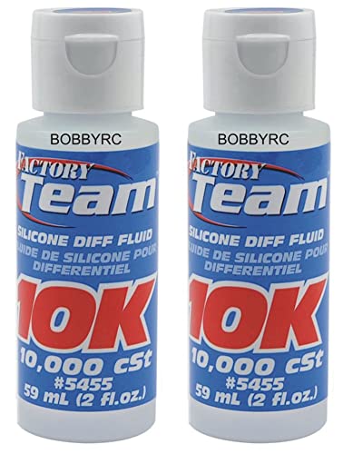 2 Pack Associated ASC5455 5455 2oz Bottle 10000k CS Silicone Diff Oil Fluid Losi SC10 HPI TRAXXAS ARRMA Includes CHICAGOLAND RC Coupon
