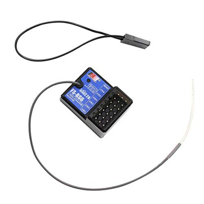 HOBBYMATE Flysky FS-BS6 Receiver for FS-GT5 Rc Car Radio Transmitter/Remote Controller, 6 Channels with Gyro Stabilization System
