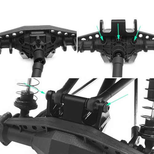 RCHUBAM RC Link Riser Mount for 1/18 Axial UTB18 Capra Upgrade Parts | Aluminum Upper Link Riser,RC Crawler Suspension Upgrade Accessories