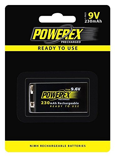 Powerex Maha MH-96V230 9.6V 230mAh Rechargeable NiMH Battery - 2 Pack