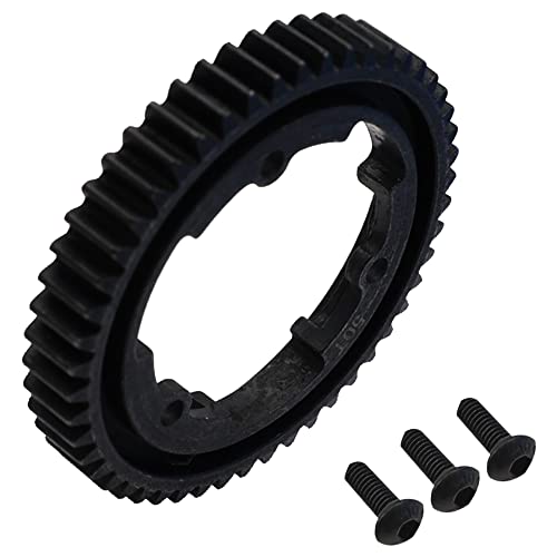 Steel 50T Spur Gear 1 Mod M1 Main Gear Compatible with Traxxas 1/5 X-Maxx 6S 8S 1/10 Maxx 4S 1/10 E-Revo 2.0 VXL 1/7 XO-1 Upgrade Part (50T)