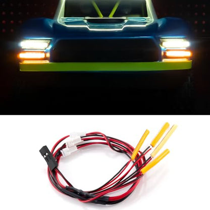 Front/Rear/Side Light with Cable for ARRMA 1/14 Mojave GROM | RC Light Bar Kit RC Car Upgrade Part