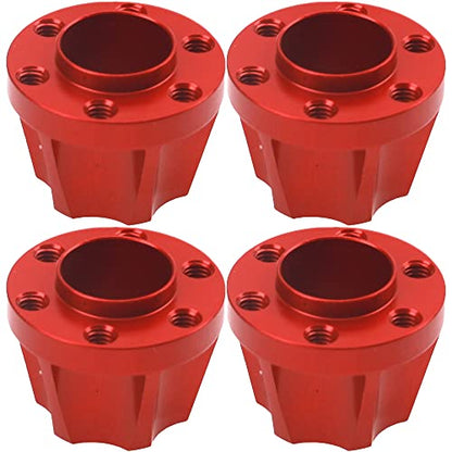 ShareGoo Aluminum 12mm Wheel Hex Hub Extension Adapter Compatible with 1.9 2.2inch Beadlock Wheel Rim Axial SCX10 TRX-4 Gen7 D90 1/10 RC Crawler Car (15mm) - size: 15mm