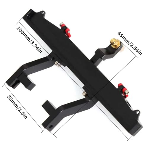 GLOBACT Metal Bumper Set with Winch for TRX4M Defender 1/18 RC Crawler