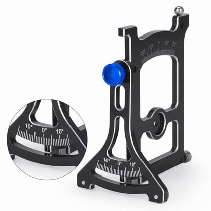 Aluminum Multi-Functional 1/10 RC On Road Car Alignment Tool Set– Camber/Toe/Slip Angle Gauge, Suspension Tuning Setup Gauge, Ultimate Suspension & Steering Adjustment Tool (Blue Set with Wrench) - color: Blue Set With Wrench