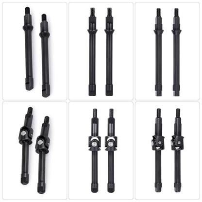 GOUPRC Racing Steel CVD Axle Shafts Driveshaft Front Rear for 1/30 Axial SCX30 RC Crawler Upgrades