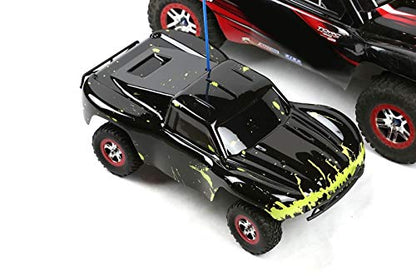 SummitLink Compatible Custom Body Muddy Green Over Black Replacement for 1/16 Scale RC Car or Truck (Truck not Included) SSMN-BG-02