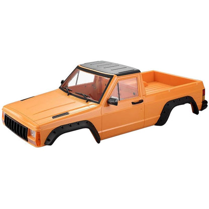 RC Car Hard Body Shell Kit,313mm Wheelbase Cherokee Body Car Shell for 1/10 RC Crawler Axial SCX10 & SCX10 II 90046 90047 TRX4 Kit (Orange, Pickup A) - color: Orange, Pickup a