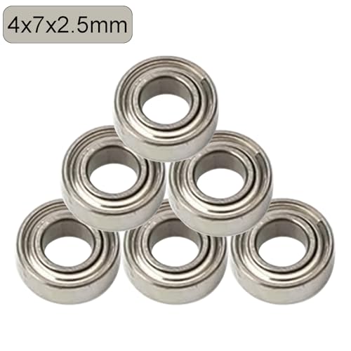 18PCS Ball Bearing Set 4x7x2.5 4x8x3 7x11x3mm Compatible with Wltoys 1/14 144001 RC Car Upgrade Parts