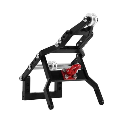 INJORA Tow Truck Crane Kit for 1/24 SCX24 Stock Chassis Carbon Fiber Universal Chassis(SCX24-182) IR60-24 Body（Black） - color: Black