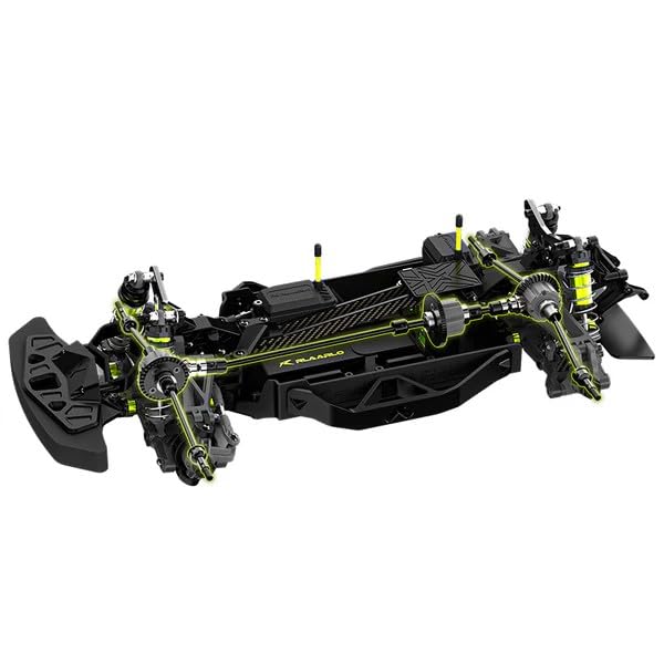 Helidirect Rlaarlo 1/10 Brushless RTR 4WD RC Rally Car - Remote Control Car RC Cars for Adults (Carbon Fiber) - color: Carbon Fiber